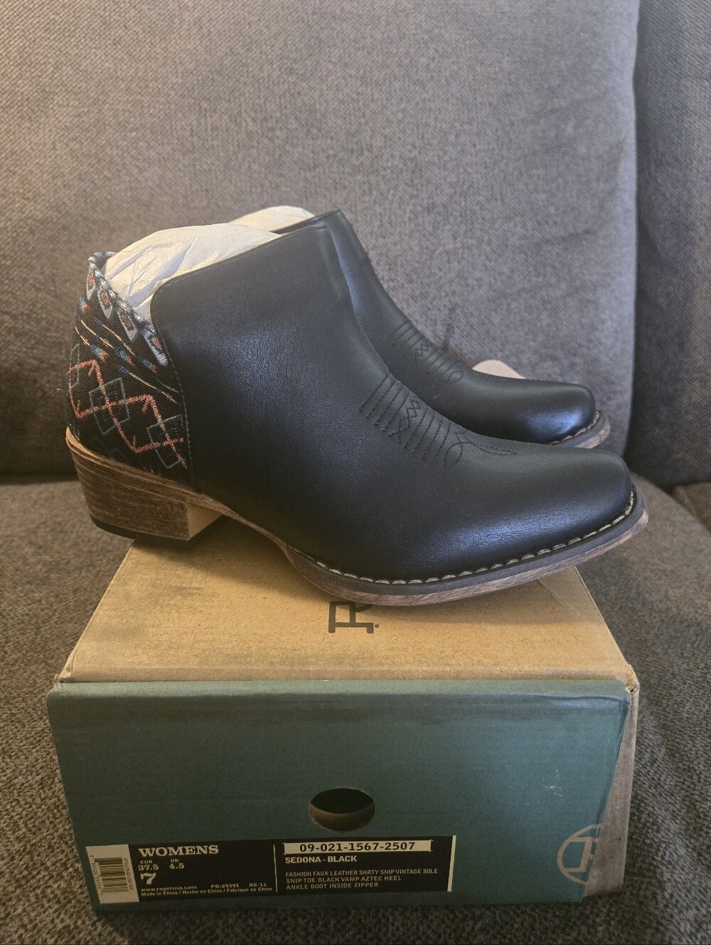 Roper Sedona Black W7